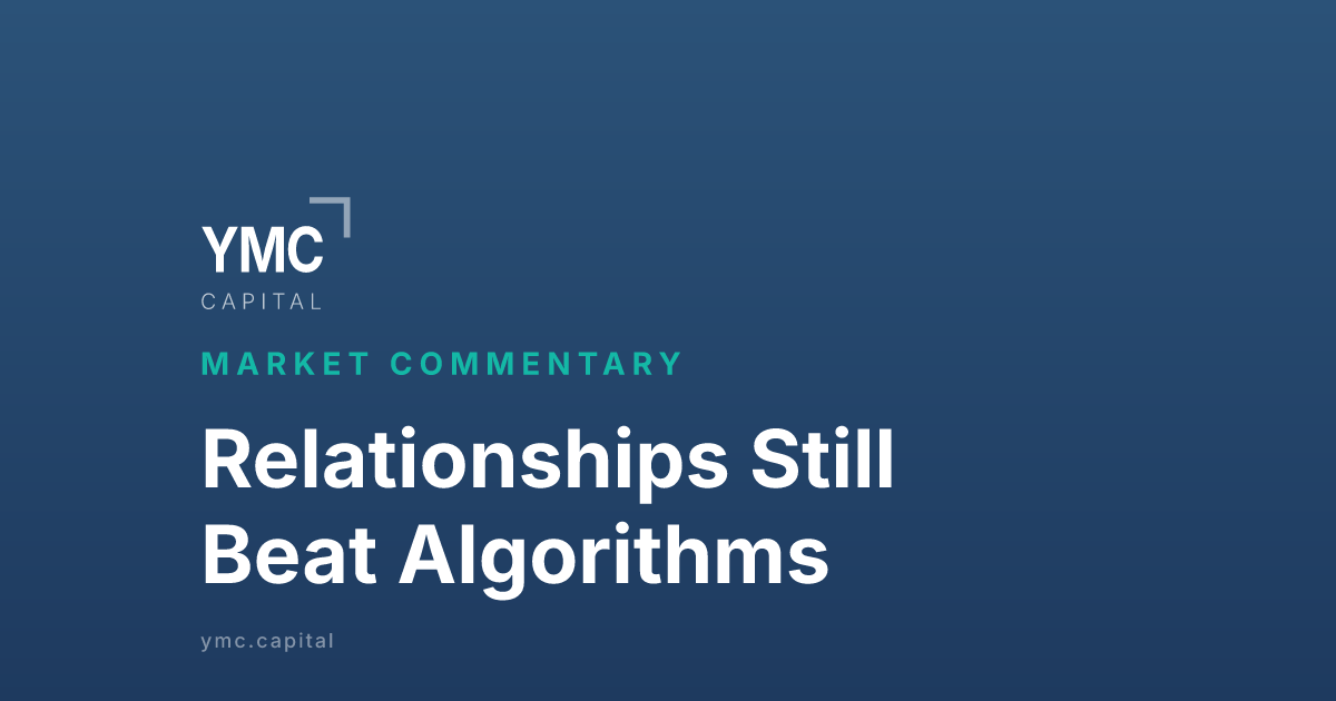 Relationships Still Beat Algorithms