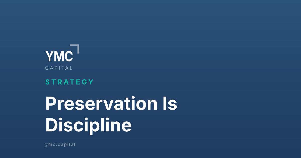 Preservation Is Discipline